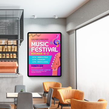 music festival concert gig flyer posters